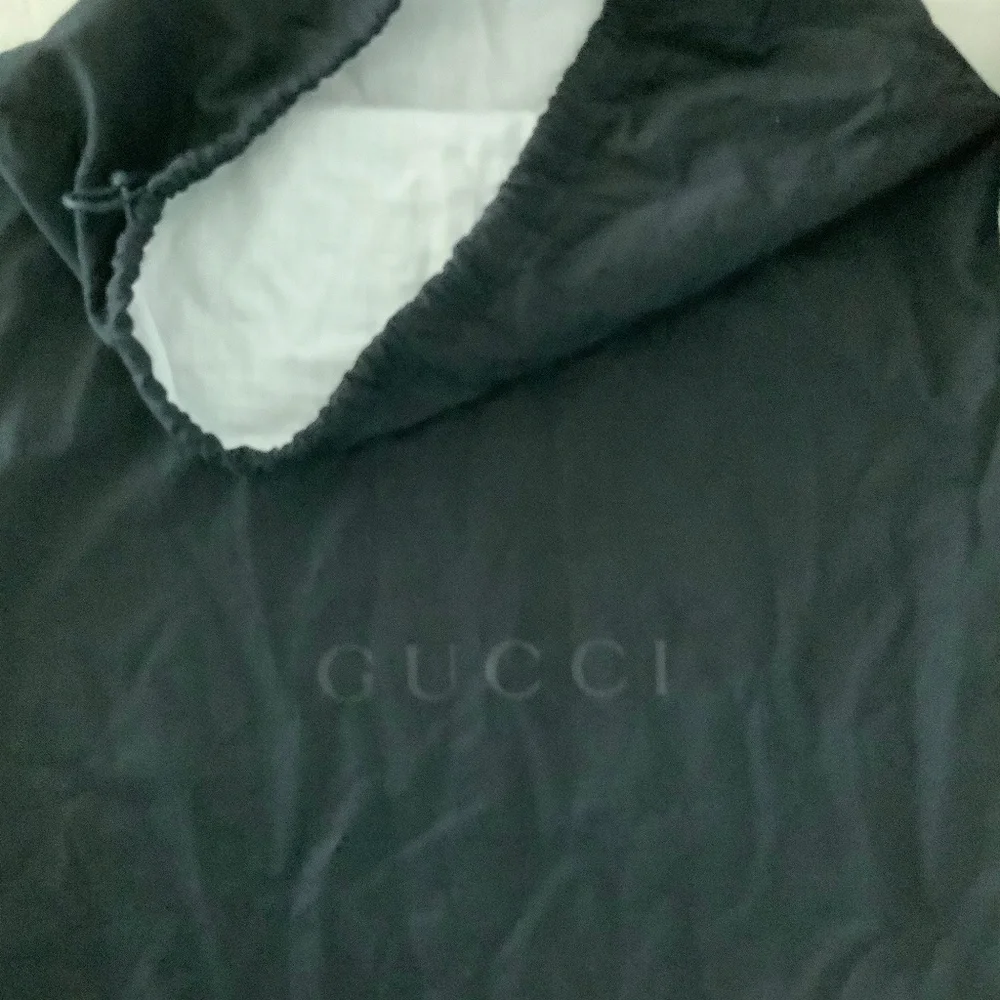 GUCCI L'Aveugle Par Amour Embroidered Canvas Backpack Black AUTHENTIC + Dustbag - Picture 16 of 16